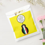 ペンギンさんの話しているメキシコ国旗のバッグ フェイバーバッグ (封をした状態)