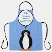 ペンギンさんは関税吸だ エプロン (正面)