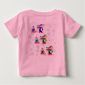 ペンギンそり ベビーTシャツ (裏面)