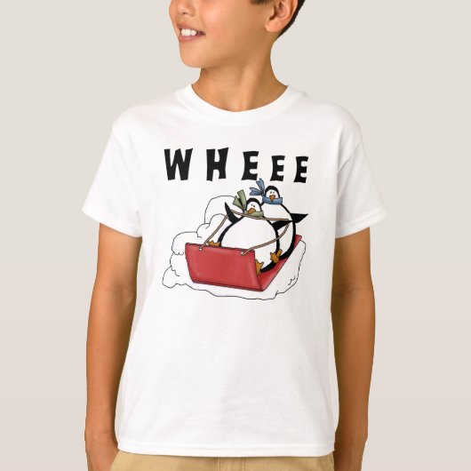 ペンギンそりTシャツ Tシャツ (正面)