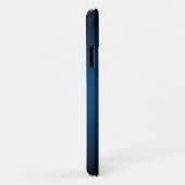 ペンギンだきしめよう iPhone 11 カバー (青) (裏面/右)