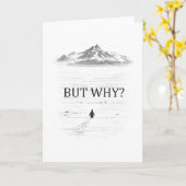 ペンギンだけどなぜか山々 カード (黄色い花)