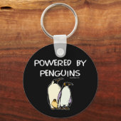 ペンギンで動く キーホルダー (正面)