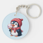 ペンギンとアイスクリーム キーホルダー (裏面)