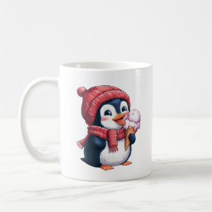 ペンギンとアイスクリーム コーヒーマグカップ