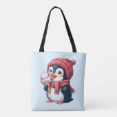 ペンギンとアイスクリーム トートバッグ (裏面)