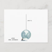 ペンギンとアースデイ　先生があなたに会いたい ポストカード (裏面)