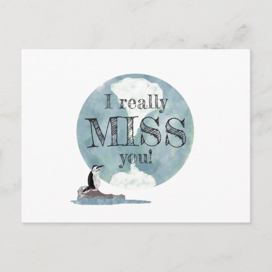 ペンギンとアースデイ　先生があなたに会いたい ポストカード (正面)