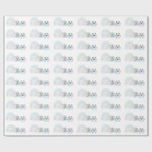 ペンギンとイグルー ラッピングペーパー (フラット)