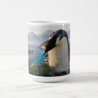 ペンギンとインコ コーヒーマグカップ