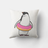 ペンギンとドーナツ クッション (裏面)
