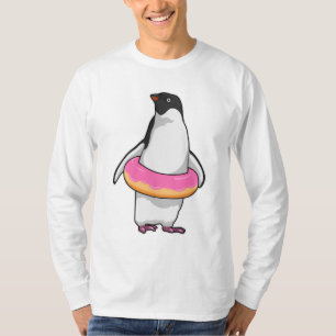 ペンギンとドーナツ Tシャツ