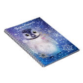 ペンギンとハート手帳 ノートブック (右側)