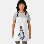 ペンギンとバンダナ エプロン (インサイチュ)