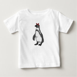 ペンギンとバンダナ ベビーTシャツ