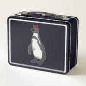 ペンギンとバンダナ メタルランチボックス (裏面)