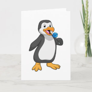 ペンギンとペロペロキャンディ カード