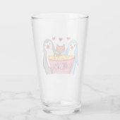 ペンギンとポップコーン タンブラーグラス (裏面)