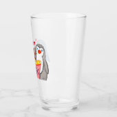 ペンギンとポップコーン タンブラーグラス (左)