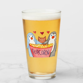 ペンギンとポップコーン タンブラーグラス