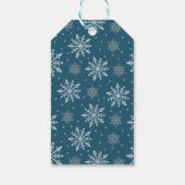 ペンギンとポーラーベアーウィンター誕生日 ギフトタグ (裏面)