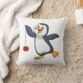 ペンギンとヨーヨー クッション (ブランケット)