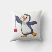 ペンギンとヨーヨー クッション (裏面)