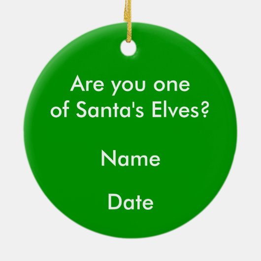 ペンギンとレプレシャンの漫画オーナメント セラミックオーナメント (裏面)