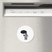 ペンギンと傘 マグネット (インサイチュ (食洗機))