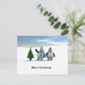 ペンギンと木 シーズンポストカード (スタンド正面)