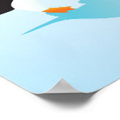 ペンギンと氷 ポスター (角)