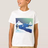 ペンギンと氷 Tシャツ (正面)