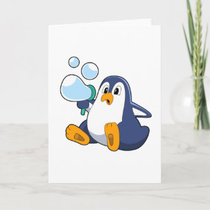 ペンギンと石鹸の泡.PNG カード