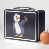 ペンギンと蝶 メタルランチボックス (インサイチュ)
