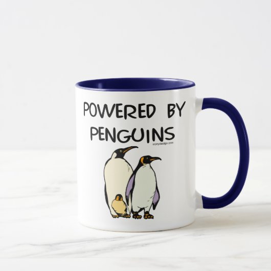 ペンギンによって動力を与えられる マグカップ (右)