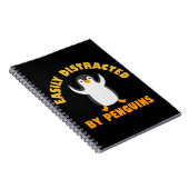 ペンギンに気を取られる ノートブック (右側)