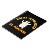 ペンギンに気を取られる ノートブック (左側)