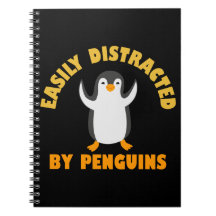 ペンギンに気を取られる