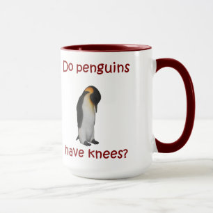 ペンギンに膝がありますか。 マグカップ