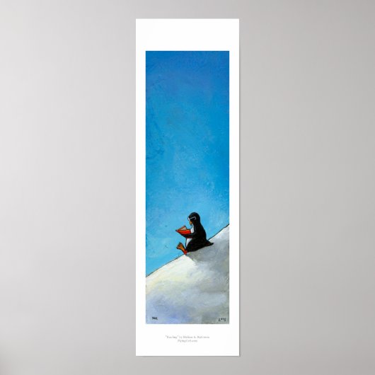 ペンギンのおもしろいかわいい鳥の眼鏡読の本 ポスター (正面)