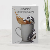 ペンギンのおもしろい! カード (正面)