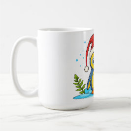 ペンギンのお祝いホリデー コーヒーマグカップ