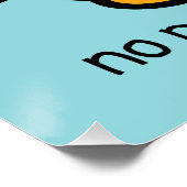 ペンギンのかわいいポッキングなし ポスター (コーナー)