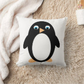 ペンギンのかわいい動物 クッション (ブランケット)