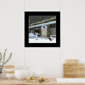 ペンギンのよくはしゃぐ季節 ポスター (キッチン)