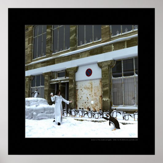 ペンギンのよくはしゃぐ季節 ポスター (正面)