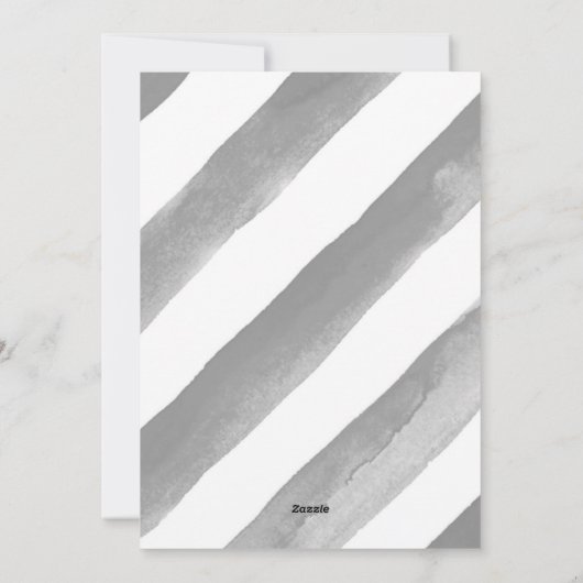 ペンギンのアイススケート誕生日の招待状 シーズンカード (裏面)