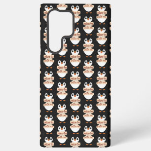 ペンギンのウェルカムサイン:私と会えて嬉しい SAMSUNG GALAXY S22 ULTRAケース