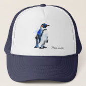 ペンギンのカジュアルハット キャップ (正面)