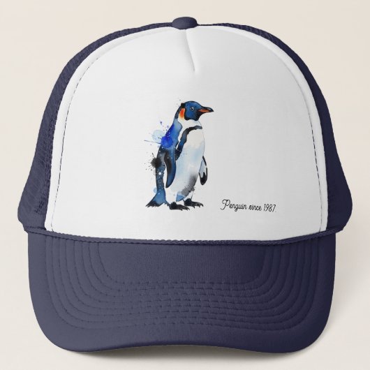 ペンギンのカジュアルハット キャップ (正面)